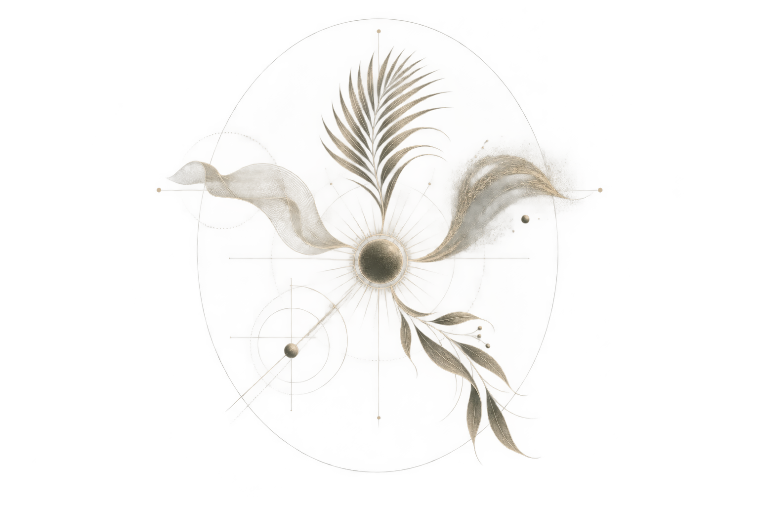 RAYZ values illustrated through natural and celestial forms
